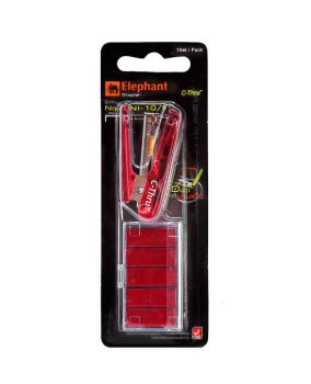 (Factory Sale) ชุดอุปกรณ์เย็บกระดาษ ตราช้าง No.MINI-10/Y2 (คละสี) (SD086831)