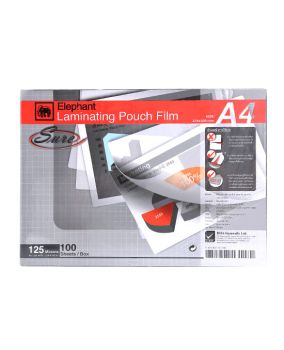 ฟิล์มเคลือบบัตร ตราช้าง SURE ขนาด A4 125 ไมครอน