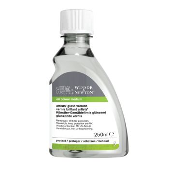 สื่อผสมสีน้ำมัน Gloss Varnish Winsor & Newton 250มล. #3039732