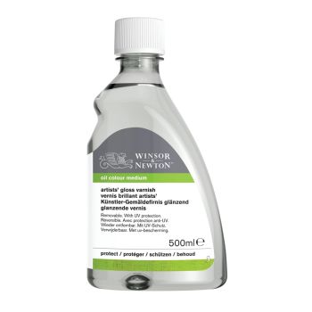 สื่อผสมสีน้ำมัน Gloss Varnish Winsor & Newton 500มล. #3049732