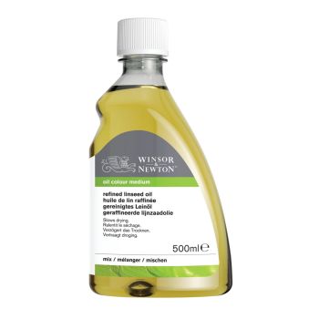 สื่อผสมสีน้ำมัน Linseed Oil Winsor & Newton 500มล. #3049748