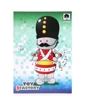 สมุดบันทึกปกอ่อน ตราช้าง รุ่น K-105 60 แกรม 30 แผ่น (คละลาย)