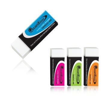 ยางลบดินสอ Quantum QE600-48 (คละสี) (2 ก้อน/ถุง)