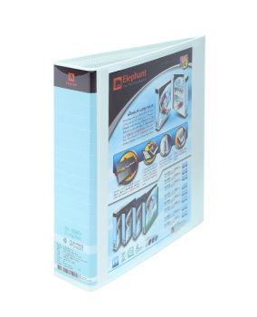 แฟ้ม 3 ห่วง ตราช้าง รุ่น 9365 วิวบายเดอร์ ขนาด A4 สีขาว