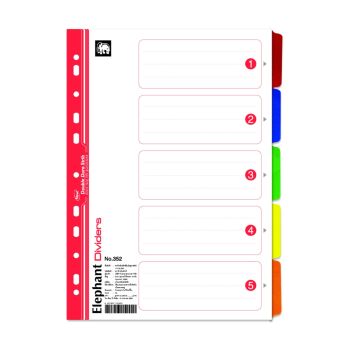 ตราช้างอินเด็กซ์ดับเบิลดูราสตริป 1-5 #352