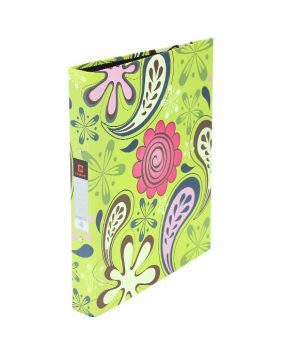 แฟ้ม 2 ห่วง ปกกระดาษพิมพ์ลาย ตราช้าง รุ่น 226A4 ขนาด A4 (คละสี)