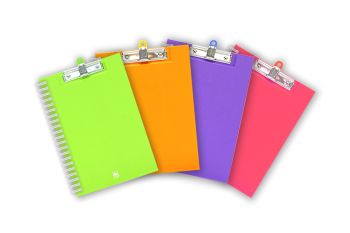 คลิปบอร์ดริมลวด ตราช้าง รุ่น 1111 (คละสี)