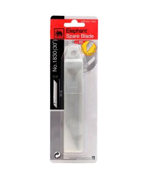 ใบมีด ตราช้าง รุ่น 1830 ขนาด 18 มม. (30 องศา) รุ่นแรง