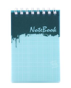 สมุดบันทึกริมลวด ตราช้าง WB-114 ขนาด A7 (คละลาย)