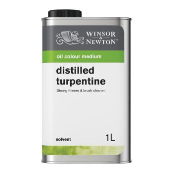 สื่อผสมสีน้ำมัน Distilled Turpentine Winsor & Newton 1000มล. #3053744