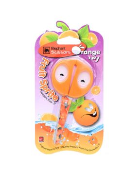 กรรไกร ตราช้าง ส้ม แฟนซี ขนาด 5 นิ้ว