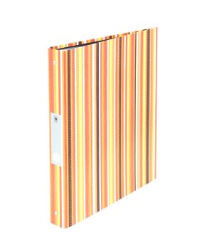 แฟ้ม 3 ห่วงปกกระดาษพิมพ์ลาย แถมซองใส 20 ซอง ตราช้าง รุ่น 236A4 ขนาด A4 (คละสี )