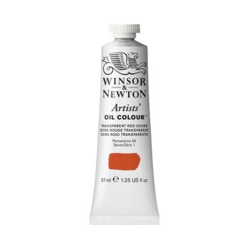 สีน้ำมันเกรดศิลปินหลอดเดี่ยว Winsor & Newton 37มล. S1 เบอร์ 647 Transparent Red Ochre