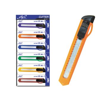 (Factory Sale) คัตเตอร์ Elfen ขนาด 18 มม. (แพ็ค 12) (SD173265)