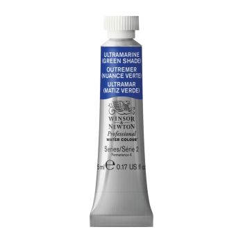 สีน้ำ เกรดศิลปิน Winsor & Newton หลอด 5 มล. (Series 2) เบอร์ 667 Ultramarine Green Shade
