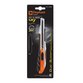 คัตเตอร์ 9 มม. ตราช้าง A-902