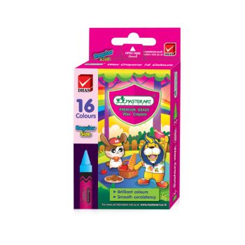 สีเทียนขนาดมาตรฐาน มาสเตอร์อาร์ต 16 สี