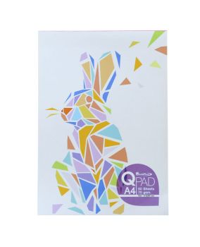 สมุดฉีก Quantum รุ่น QP008 70แกรม 50 แผ่น (คละลาย)
