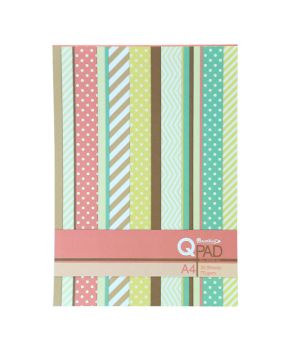 สมุดฉีก Quantum รุ่น QP125 70 แกรม 30 แผ่น (คละลาย)