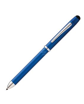 ปากกา Cross Tech3+ Metallic Blue Multi-Function Pen with Chrome #AT0090-8