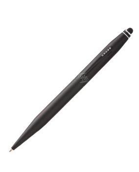 ปากกา Cross Tech 2 Satin Black Ballpoint Pen with 6mm Stylus #AT0652-1