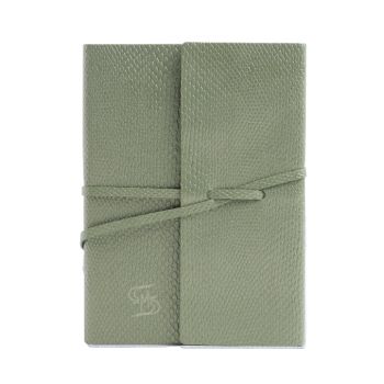 สมุดบันทึก 100 แกรม 120 แผ่น สีเขียว PYTHON-102 ตราช้าง (สินค้าชำรุด)