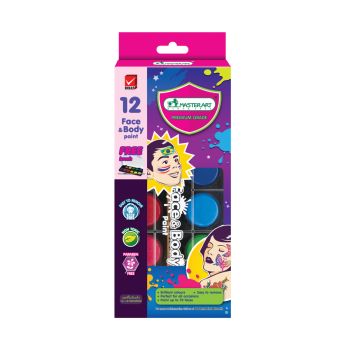 สีทาหน้าผิวหน้าและร่างกาย Master Art