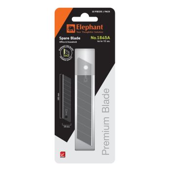 ใบมีดแบบแขวน ตราช้าง รุ่น 1845A SK2 ขนาด 18 มม. (45 องศา) รุ่นแผง