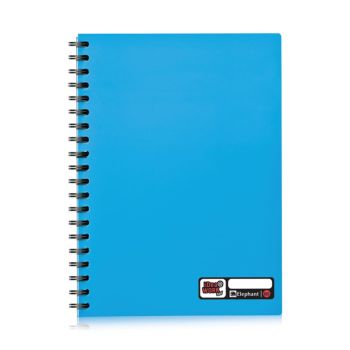 สมุดบันทึกปกแข็งริมลวด B5 ตราช้าง WP-116