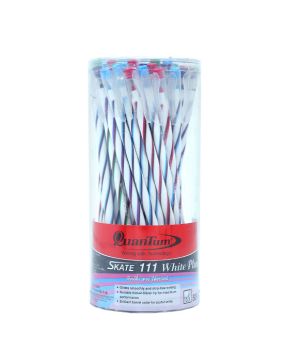 ปากกาลูกลื่น Quantum SKATE 111 White Plus หมึกน้ำเงิน (คละสี) (กระบอก 50 แท่ง)
