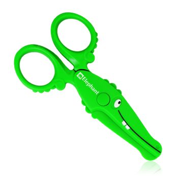 กรรไกรสำหรับเด็ก ตราช้าง ลายจระเข้