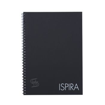 สมุดบันทึกปกแข็งริมลวด ตราช้าง รุ่น ISPIRA-101 ขนาด B5 (คละสี)