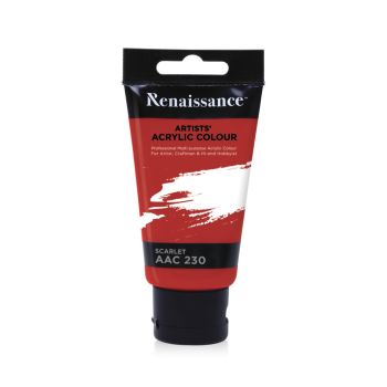 สีอะคริลิคเรนาซองซ์ รุ่นหลอดเดี่ยว 75มล.