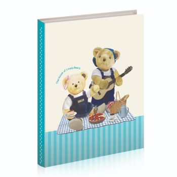 แฟ้มโชว์เอกสาร ขนาด A4 แถมซองใส 20 ซอง Master Art & Teddy (คละลาย)