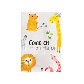 สมุดนักเรียน ตราช้าง รุ่น Q-201 70 แกรม 80 แผ่น (คละลาย)