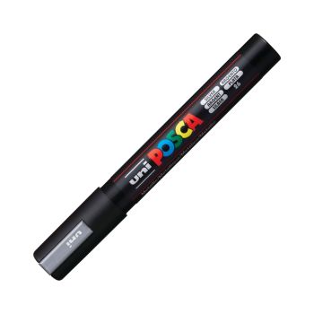 ปากกามาร์คเกอร์ Uni Posca PC-5M สีเงิน (อินเตอร์)