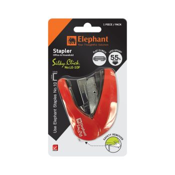 เครื่องเย็บ ตราช้าง LE-10F บลิสเตอร์ สีแดง