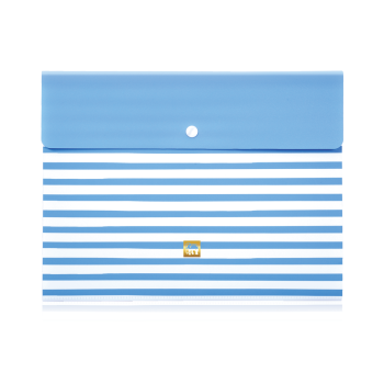 แฟ้มกระดุมพลาสติก 4 ช่อง ตราช้าง File Idea รุ่น F04P (คละลาย)