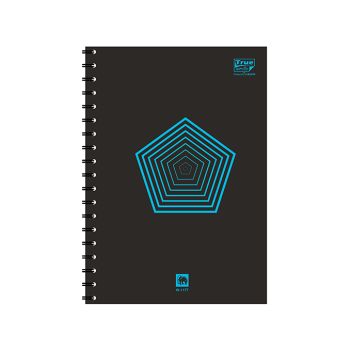 สมุดริมลวด ตราช้าง รุ่น W-117T ขนาด A5 70 แกรม 40 แผ่น (คละลาย) 