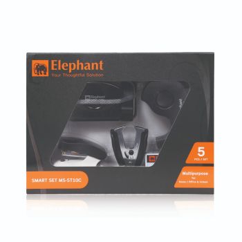 ชุดอุปกรณ์สำนักงานสมาร์ท ตราช้าง รุ่น MS-ST10C (คละสี) 