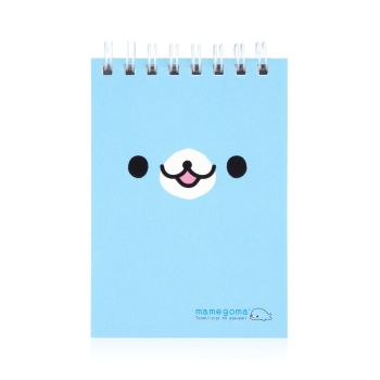 สมุดริมลวด ตราช้าง รุ่น WSX-107 ลายมาเมะโกมะ ขนาด A7 70 แกรม 50 แผ่น (คละสี)