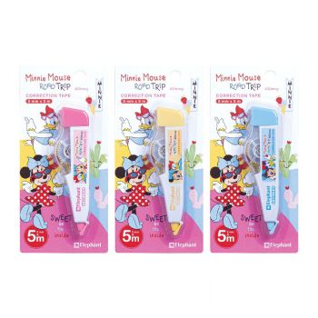 เทปลบคำผิดตราช้าง มินนี่&เดซี่ 5มม. x 5ม.