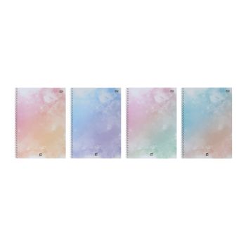 สมุดริมลวด ตราช้าง รุ่น WOVE-11T ขนาด B5 70 แกรม 60 แผ่น (คละสี)