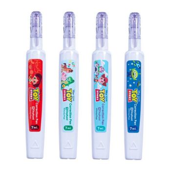 ปากกาลบคำผิด 7มล. ตราช้าง ทอยสตอรี่
