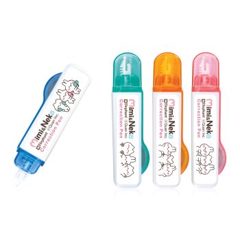 เทปลบคำผิด ตราช้าง ลาย Mimineko ยาว 6M (คละสี)