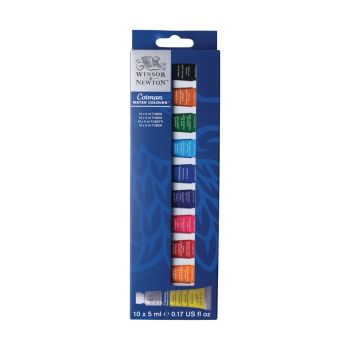 ชุดสีน้ำคอทแมน Winsor & Newton 5มล. x10สี Tube Set #0390664