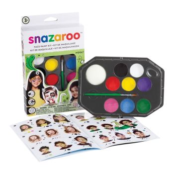 ชุดสีเพ้นท์หน้าแถมพู่กัน Snazaroo รุ่น Fantasy #1180104