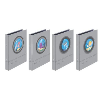 แฟ้ม 2 ห่วง ตราช้าง รุ่น 226E ปกกระดาษพิมพ์ลาย (คละสี)