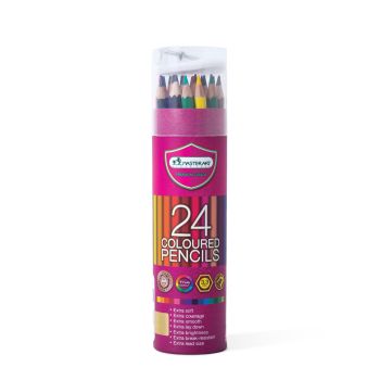 ดินสอสี Master Art 24 สี (กระบอก)