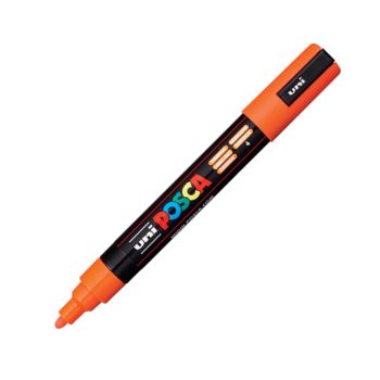 ปากกามาร์คเกอร์ Uni Posca PC-5M สีส้ม